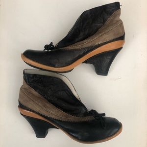 Leather Booties by J. Shoes